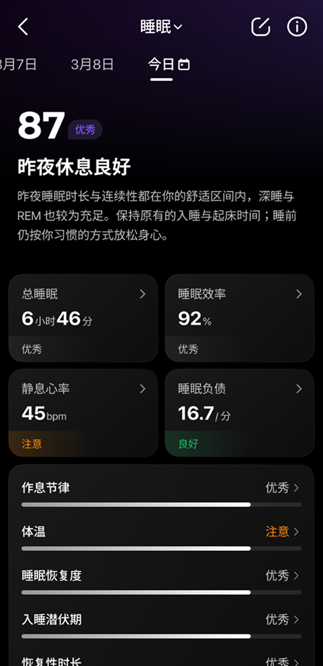 睡眠